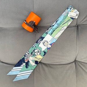 Authentic Hermes Wow Twilly